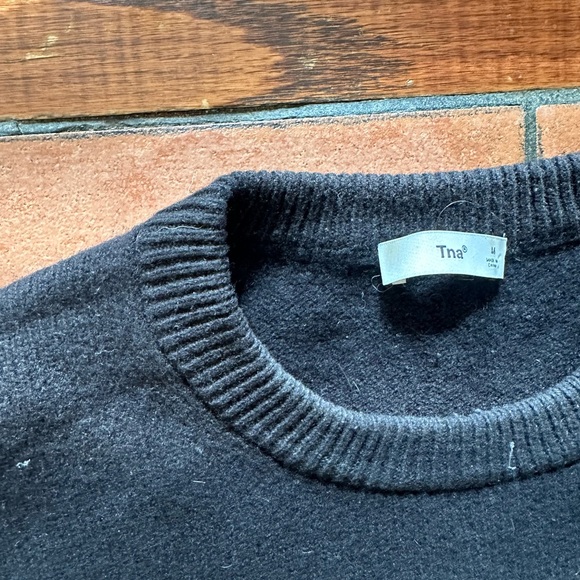 Aritzia black crewneck sweater - Picture 2 of 3